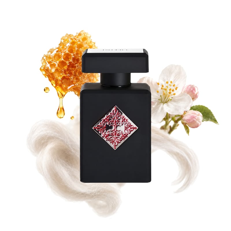 Addictive Vibration von Initio Parfums Prives, Flakon mit seinen Hauptnoten: Honig, Apfelblüte und Moschus