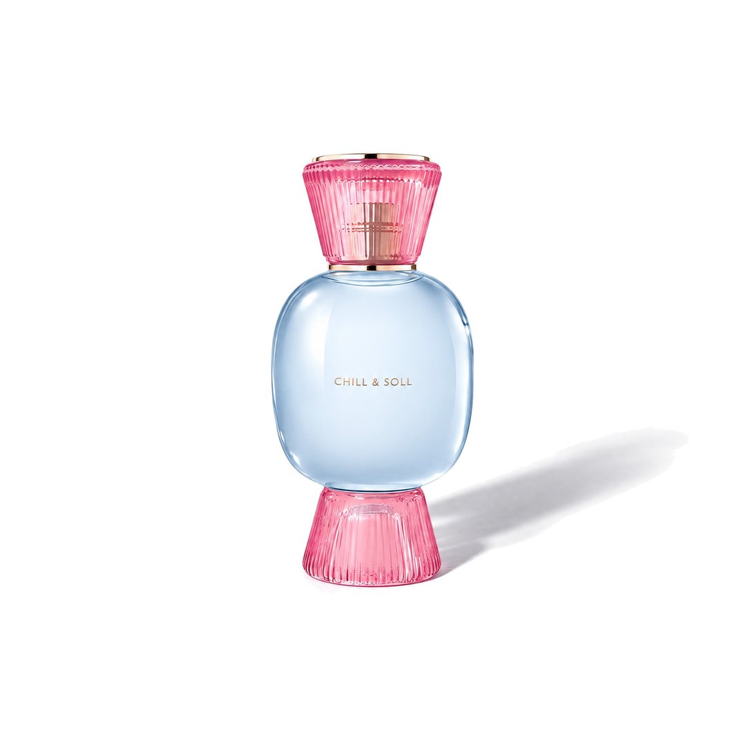 Allegra Chill & Sole by Bvlgari, bottle casting a soft shadow, photo 1 of 6