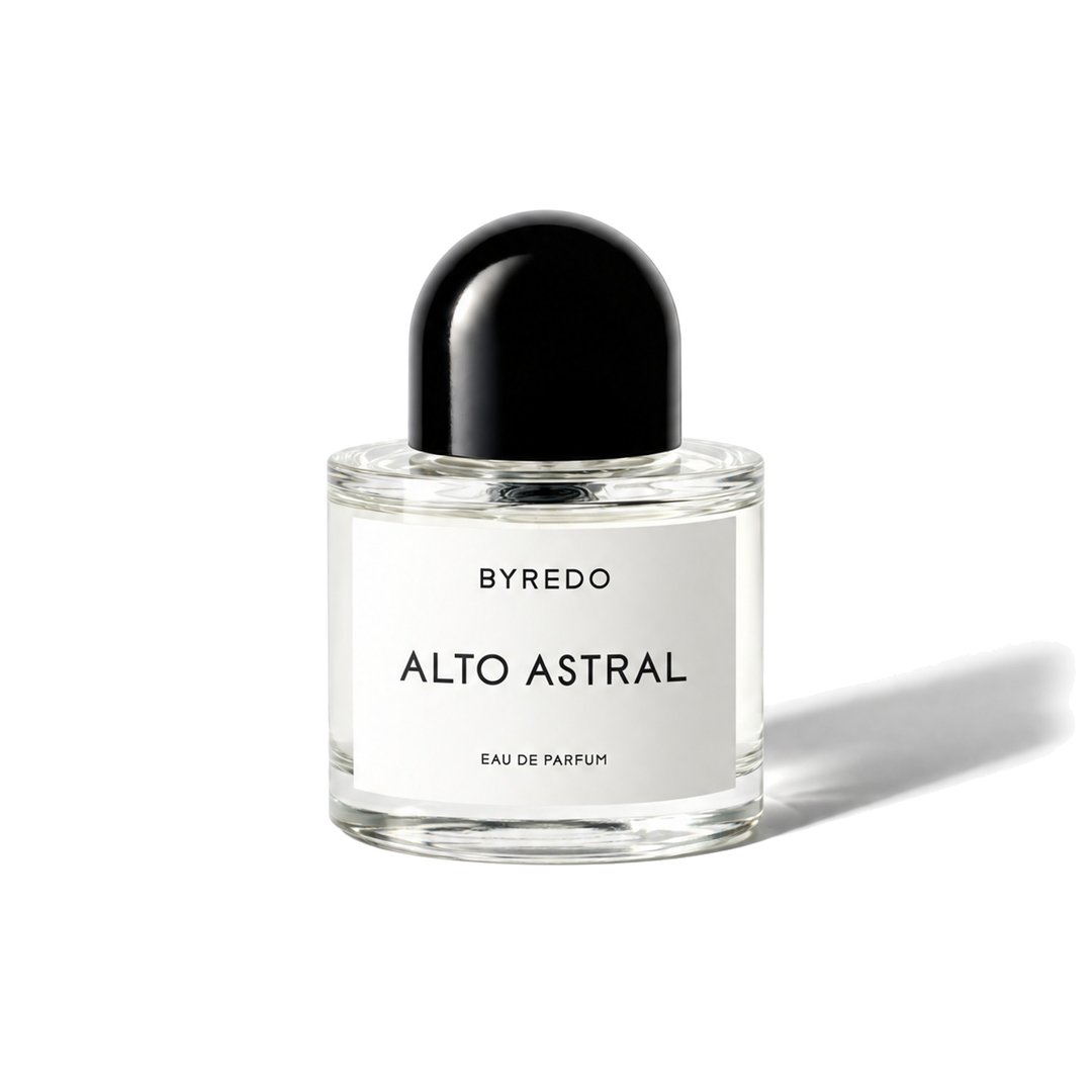 Alto Astral by Byredo, bottle casting a soft shadow, photo 1 of 6