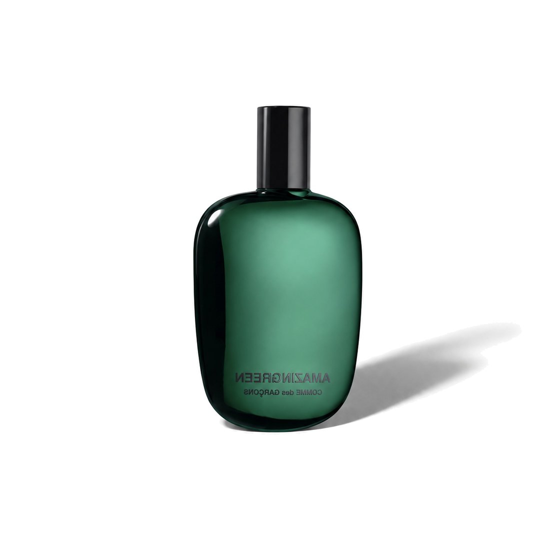 Amazingreen by Comme des Garçons, bottle casting a soft shadow, photo 1 of 6