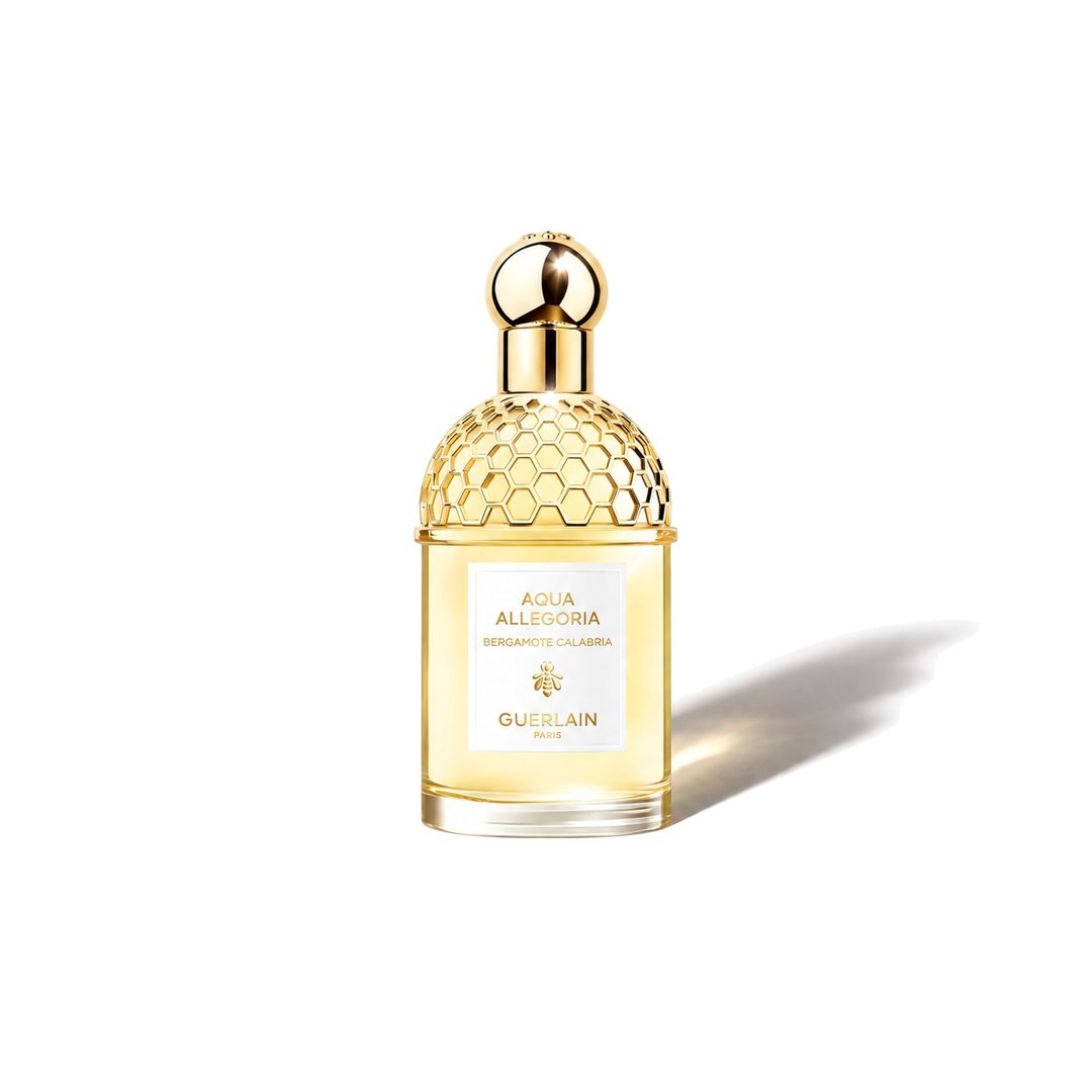 Aqua Allegoria Bergamote Calabria by Guerlain, bottle casting a soft shadow, photo 1 of 6