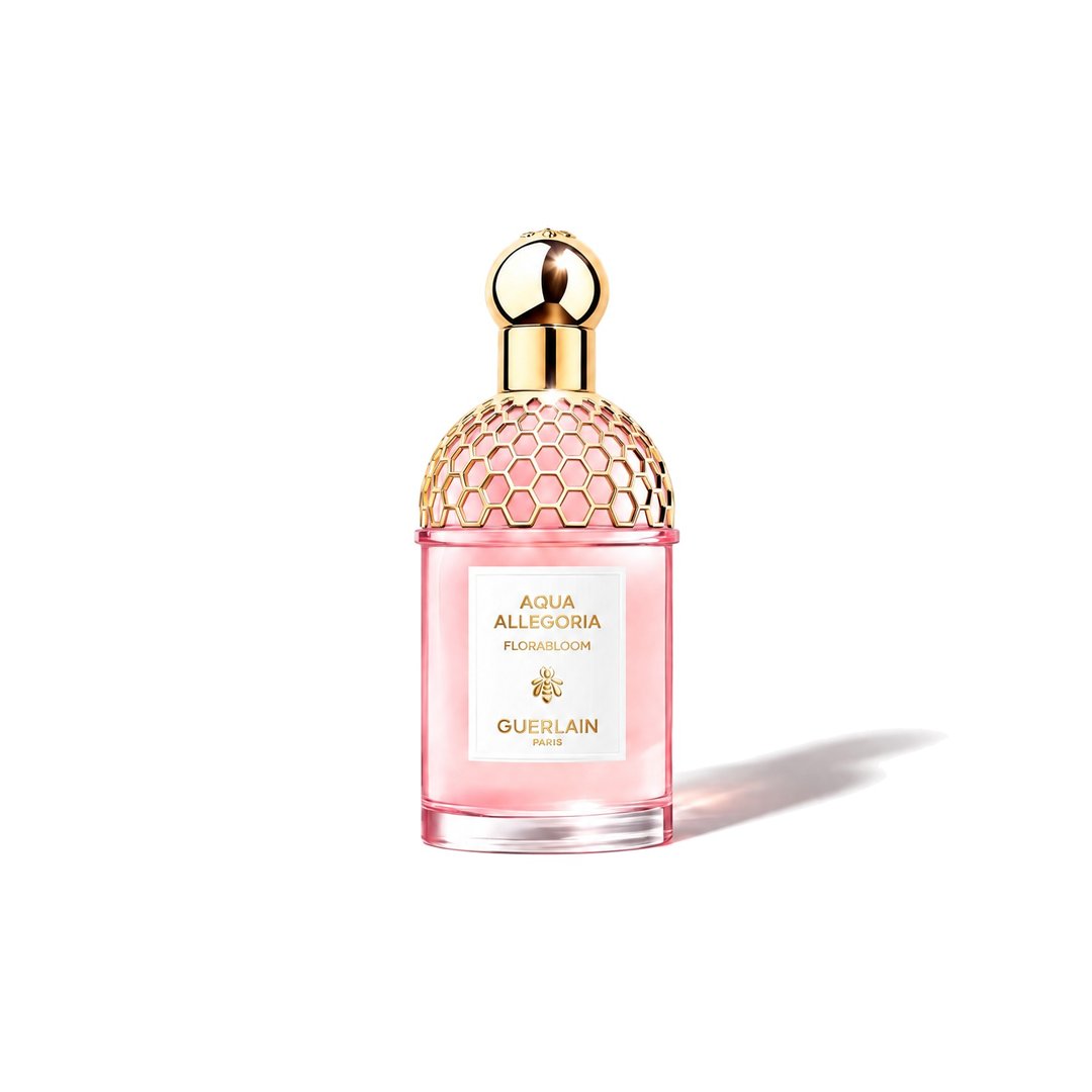 Aqua Allegoria Florabloom by Guerlain, bottle casting a soft shadow, photo 1 of 8