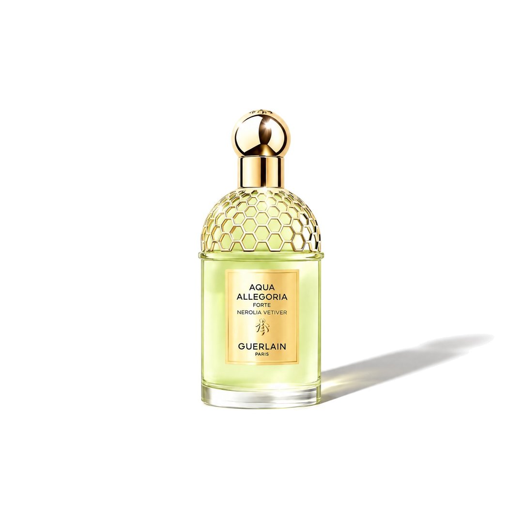 Aqua Allegoria Forte Nerolia Vetiver by Guerlain, bottle casting a soft shadow, photo 1 of 6