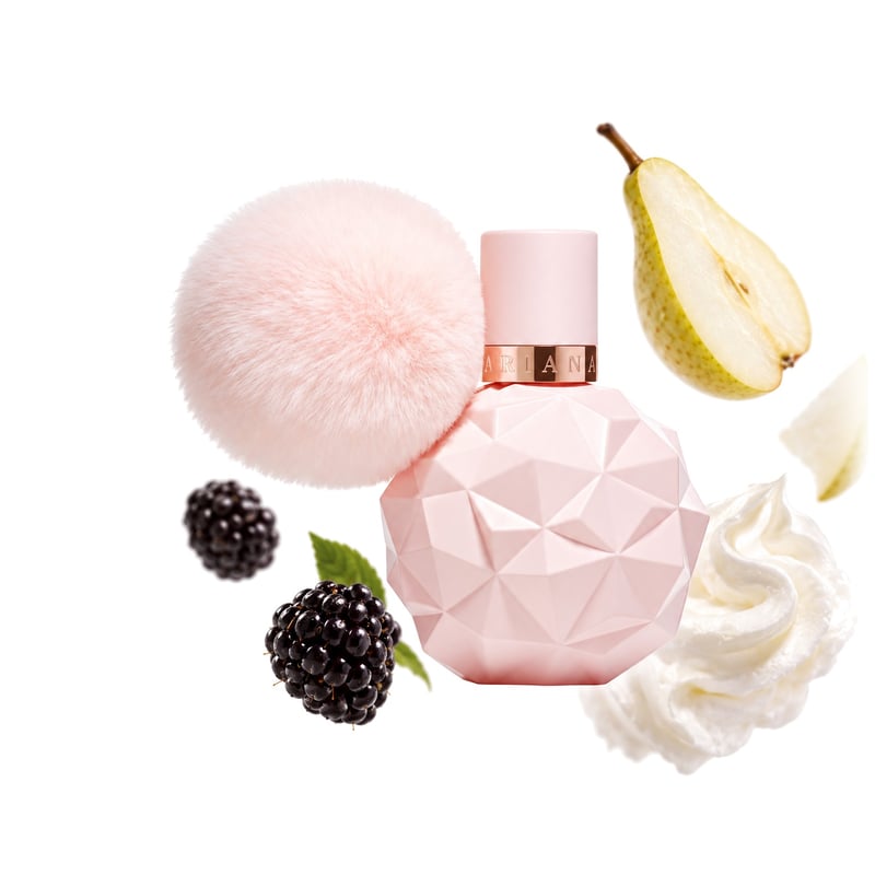 Sweet Like Candy de la Ariana Grande, flacon alături de notele principale: Mură, Pară și Frișcă