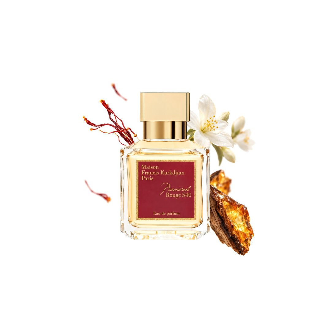 Baccarat Rouge 540 di Maison Francis Kurkdjian. Note principali: Saffron, Jasmine e Amberwood, foto 2 di 4