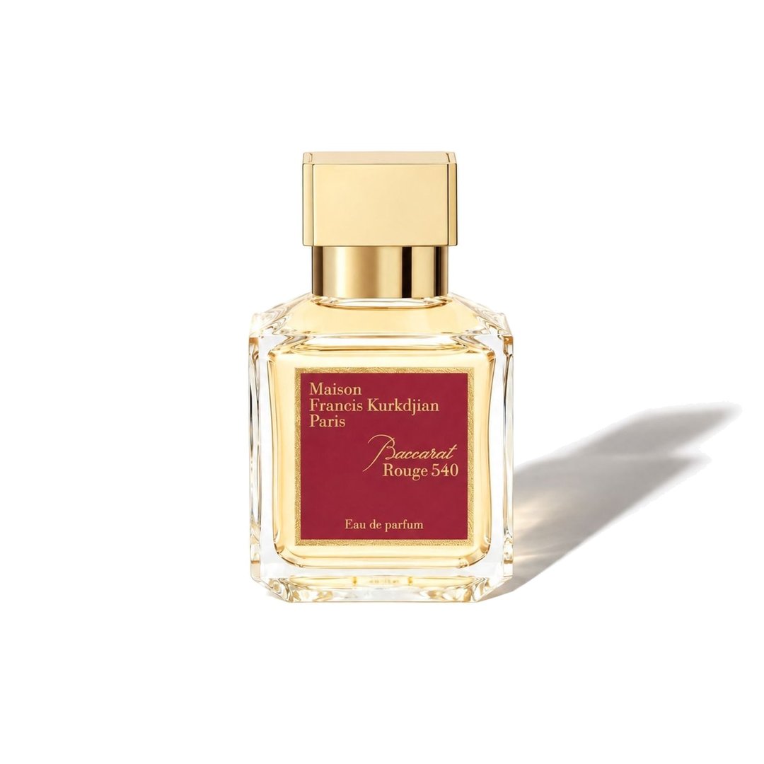 Baccarat Rouge 540 by Maison Francis Kurkdjian, bottle casting a soft shadow, photo 1 of 6
