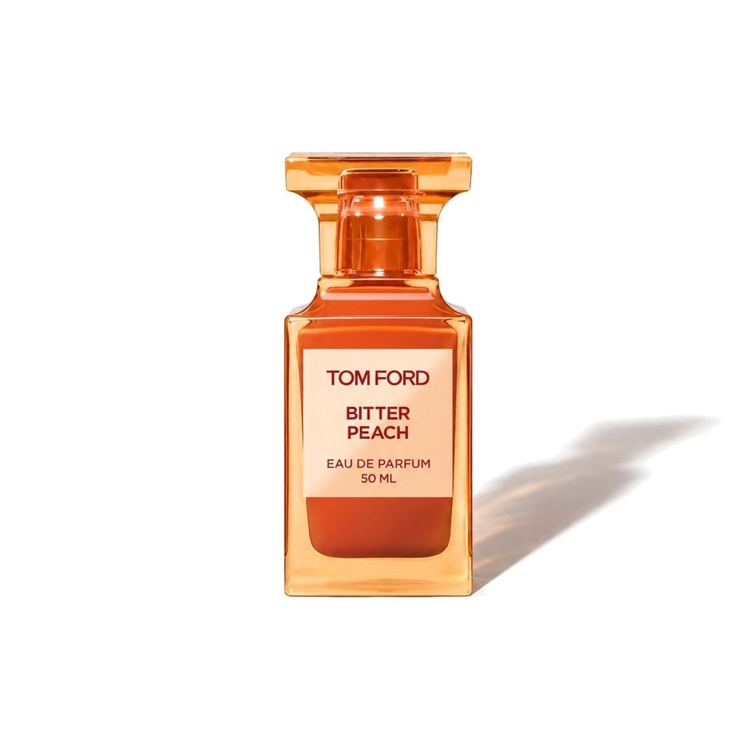 Bitter Peach by Tom Ford, bottle casting a soft shadow, photo 1 of 6