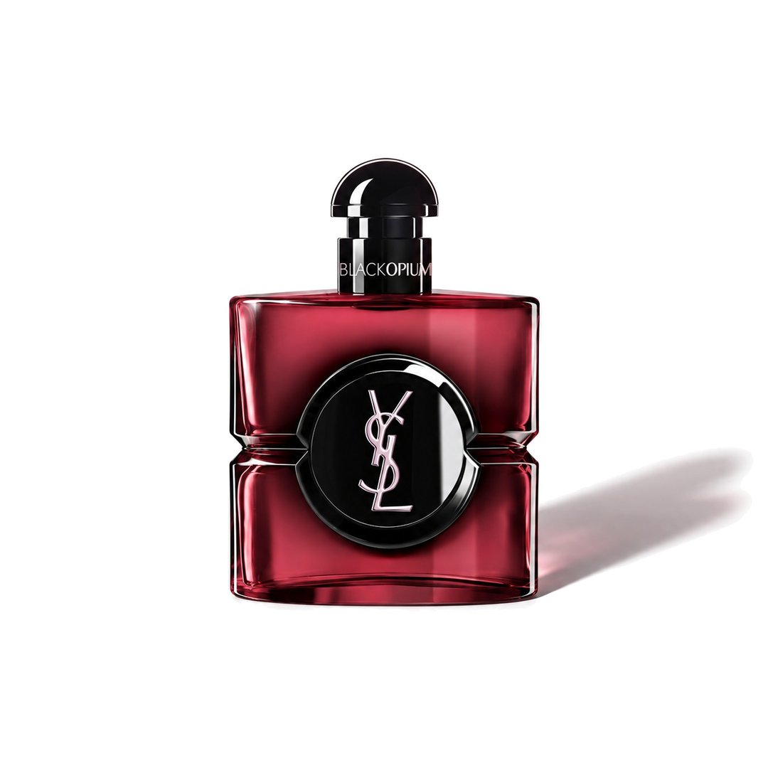 Black Opium Pink Glaze by Yves Saint Laurent, bottle casting a soft shadow, photo 1 of 6