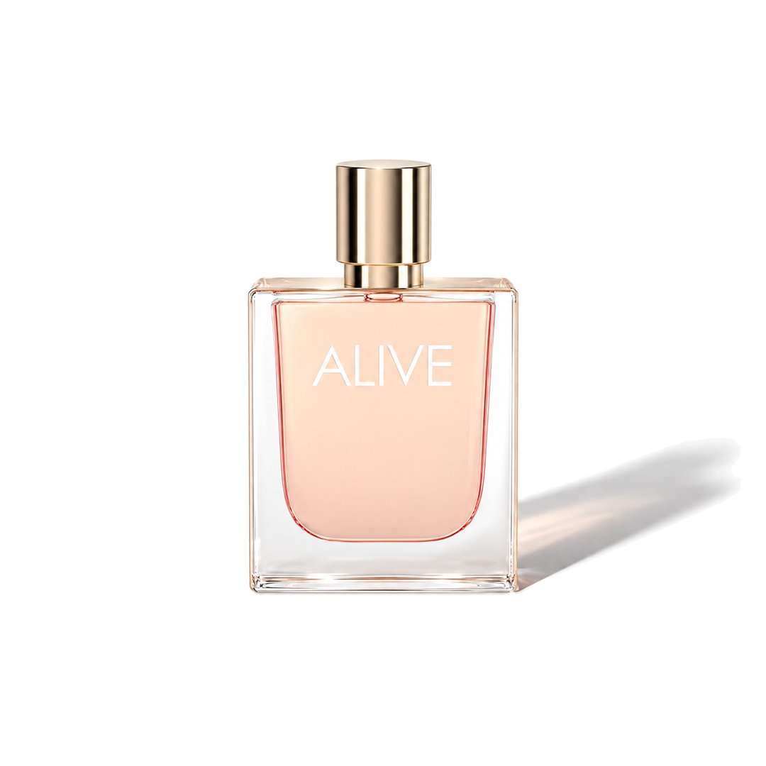 Boss Alive Eau de Parfum de la Hugo Boss, flacon care proiectează o umbră discretă, fotografia 1 din 6