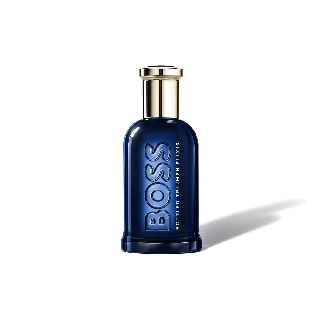 Boss Bottled Triumph Elixir by Hugo Boss, bottle casting a soft shadow, photo 1 of 6