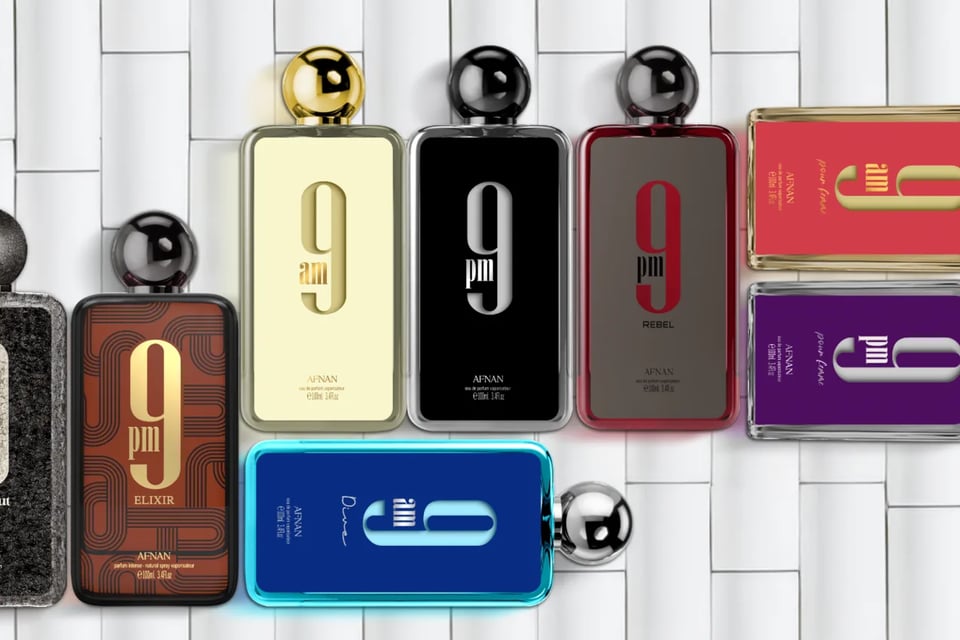 Afnan perfume bottles