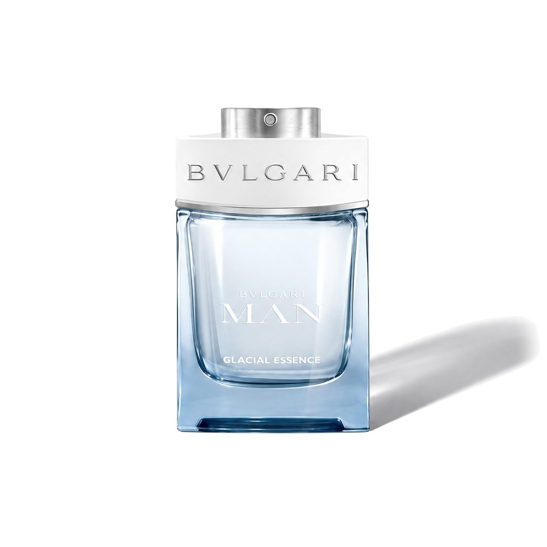 Bvlgari Man Glacial Essence by Bvlgari, bottle casting a soft shadow, photo 1 of 6