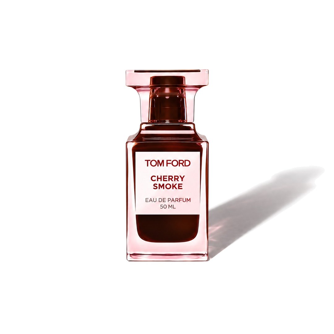 Cherry Smoke by Tom Ford, bottle casting a soft shadow, photo 1 of 6