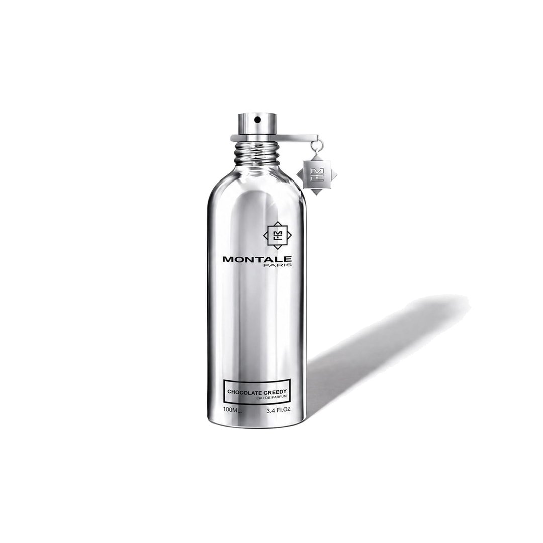 Chocolate Greedy by Montale, bottle casting a soft shadow, photo 1 of 6