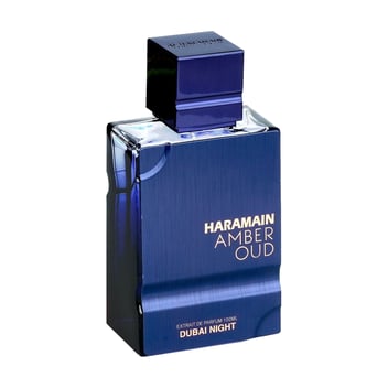 Flacone di Amber Oud Dubai Night di Al Haramain