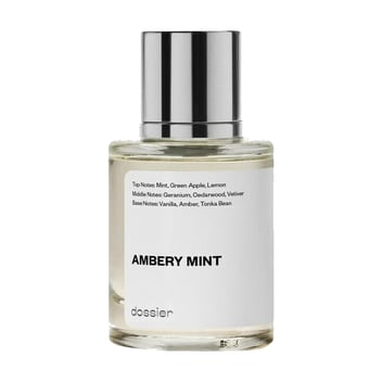 Bottle of Ambery Mint by Dossier