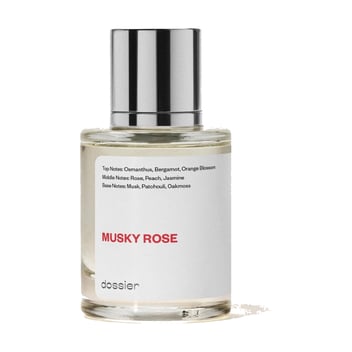 Flacone di Musky Rose di Dossier