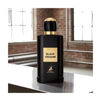 Bottle of Black Origami by Maison Alhambra