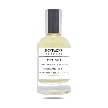 Flacone di Pink Rose di Montagne Parfums