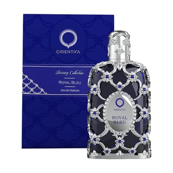 Bottle of Royal Bleu by Orientica