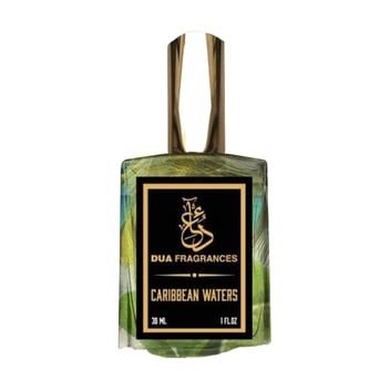 Bottle of Caribbean Waters by The Dua Brand