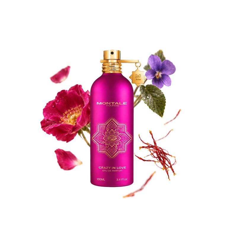 Crazy In Love von Montale, Flakon mit seinen Hauptnoten: Wilde Rose, Veilchenblätter und Safran