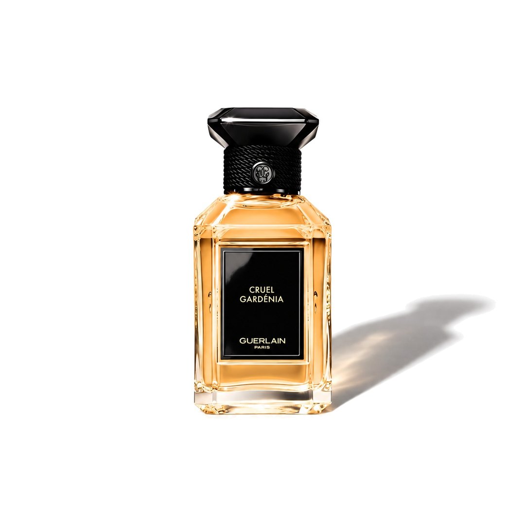 Cruel Gardénia by Guerlain, bottle casting a soft shadow, photo 1 of 6