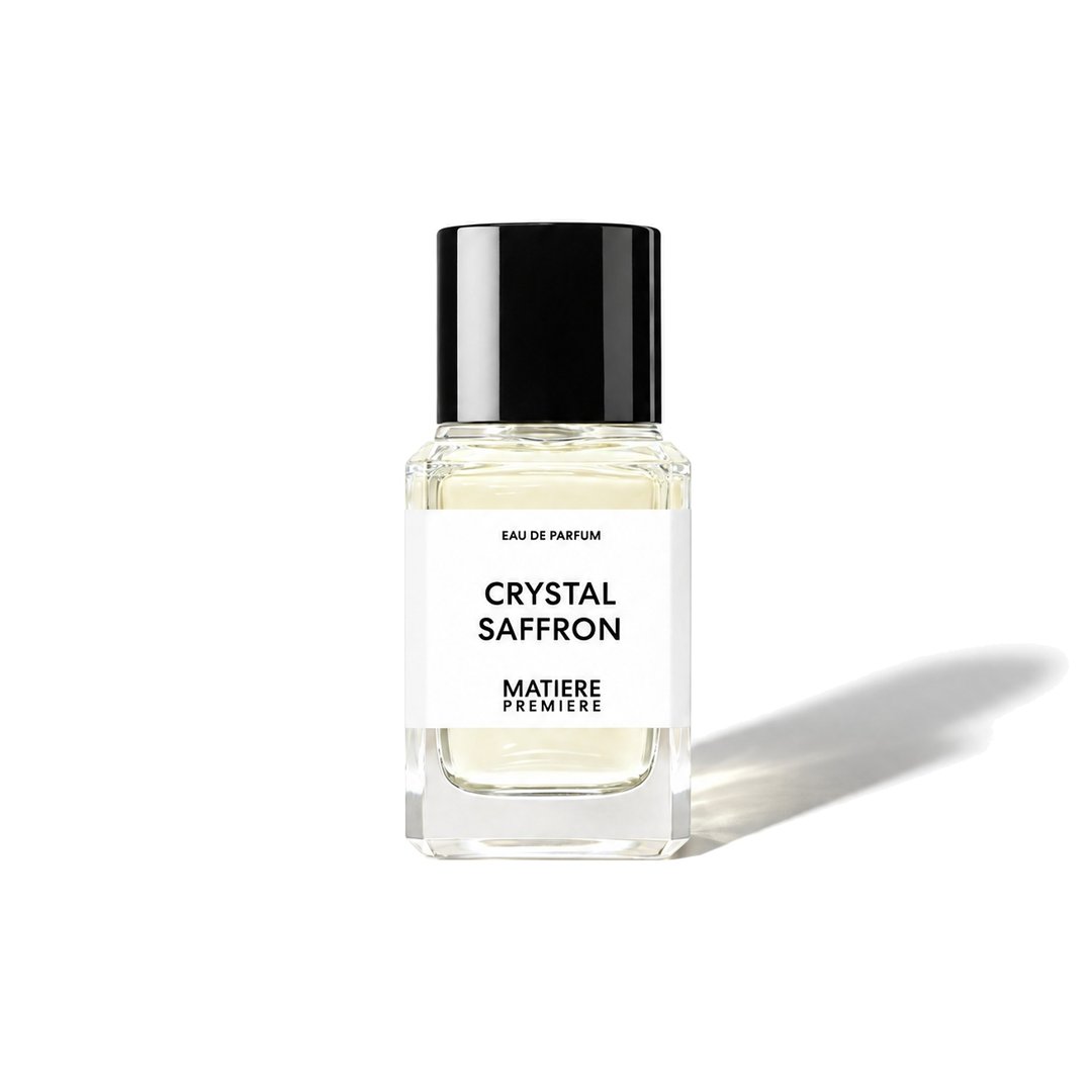 Crystal Saffron by Matiere Premiere, bottle casting a soft shadow, photo 1 of 6