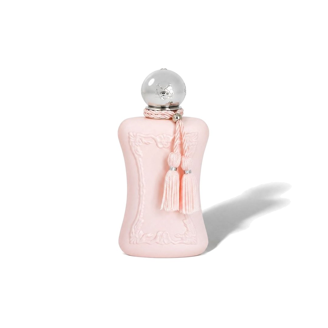 Delina by Parfums de Marly, bottle casting a soft shadow, photo 1 of 6
