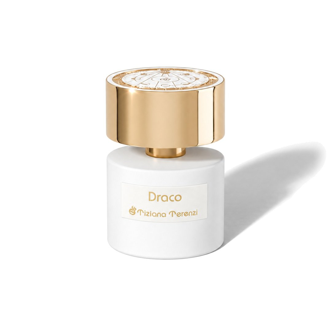 Draco by Tiziana Terenzi, bottle casting a soft shadow, photo 1 of 6