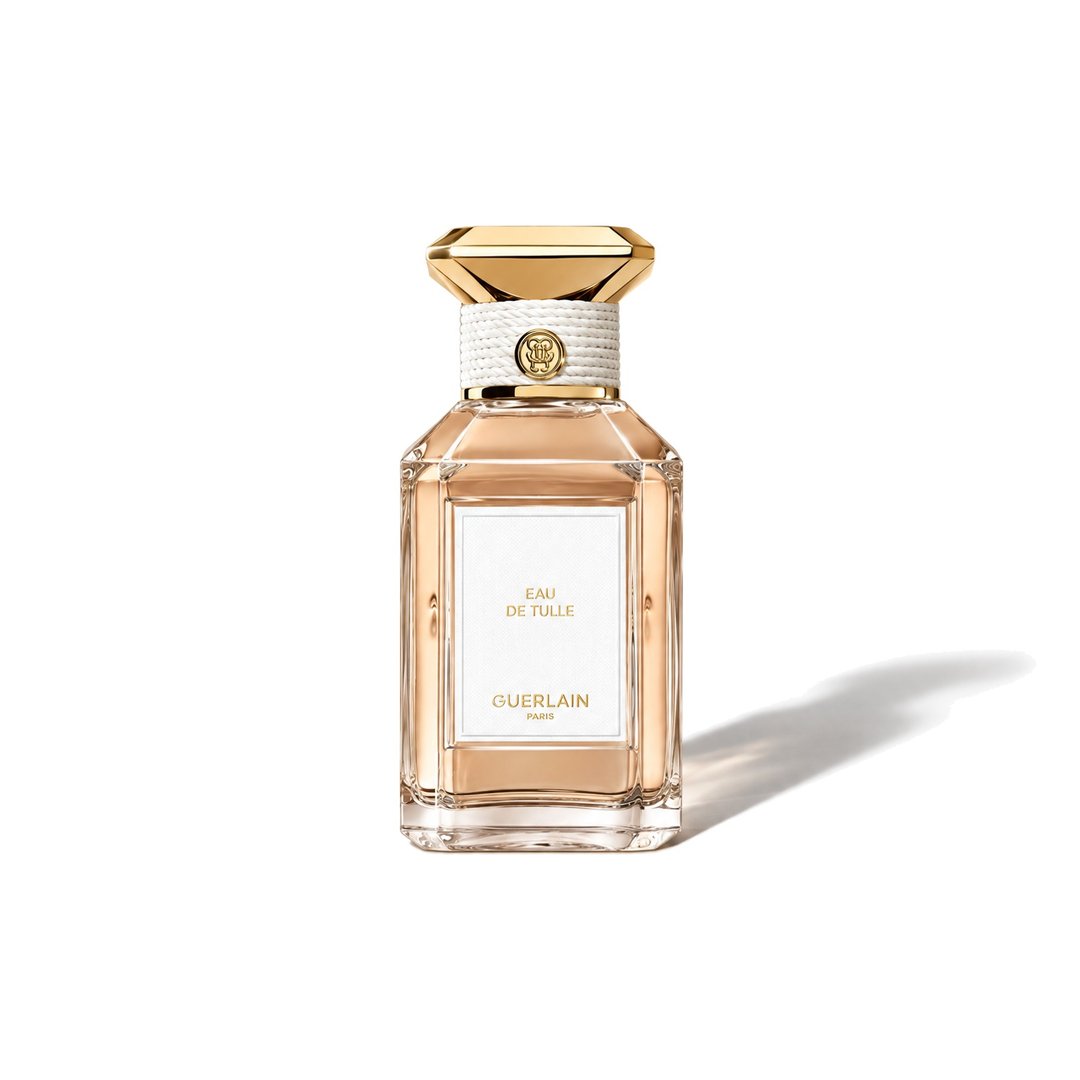 Eau de Tulle by Guerlain, bottle casting a soft shadow, photo 1 of 6