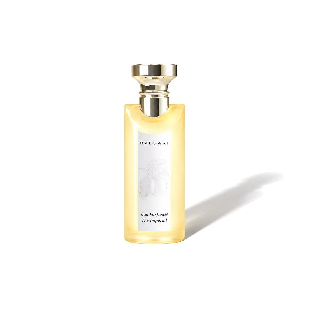 Eau Parfumée Thé Impérial by Bvlgari, bottle casting a soft shadow, photo 1 of 6