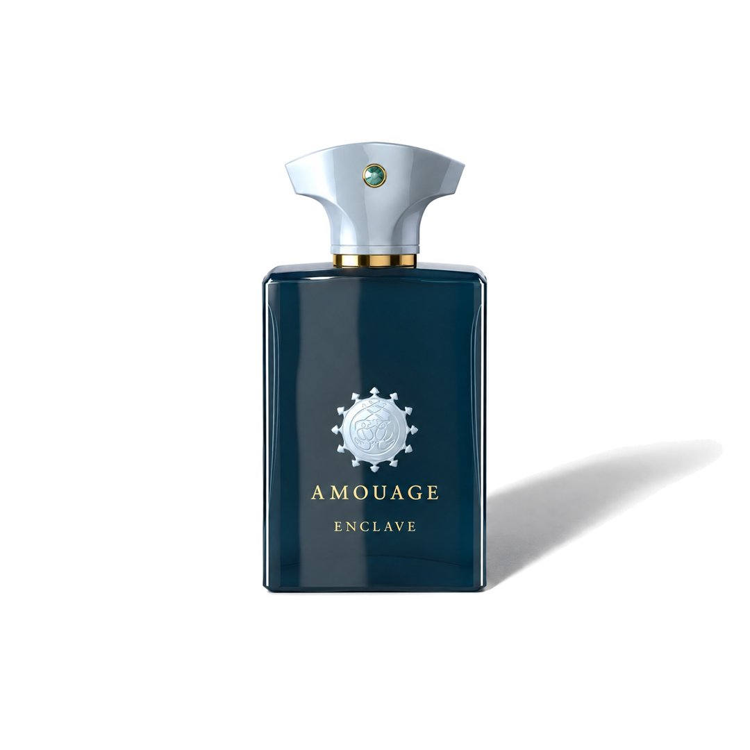 Enclave by Amouage, bottle casting a soft shadow, photo 1 of 6