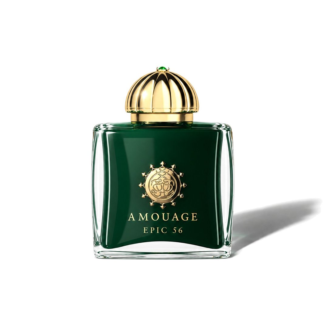 Epic 56 by Amouage, bottle casting a soft shadow, photo 1 of 6