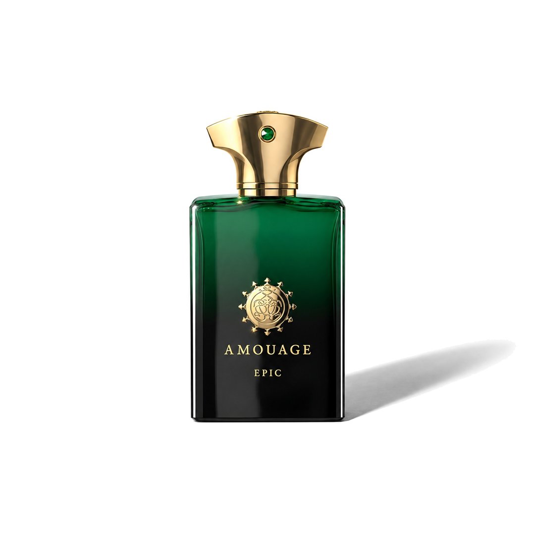 Epic Man by Amouage, bottle casting a soft shadow, photo 1 of 6