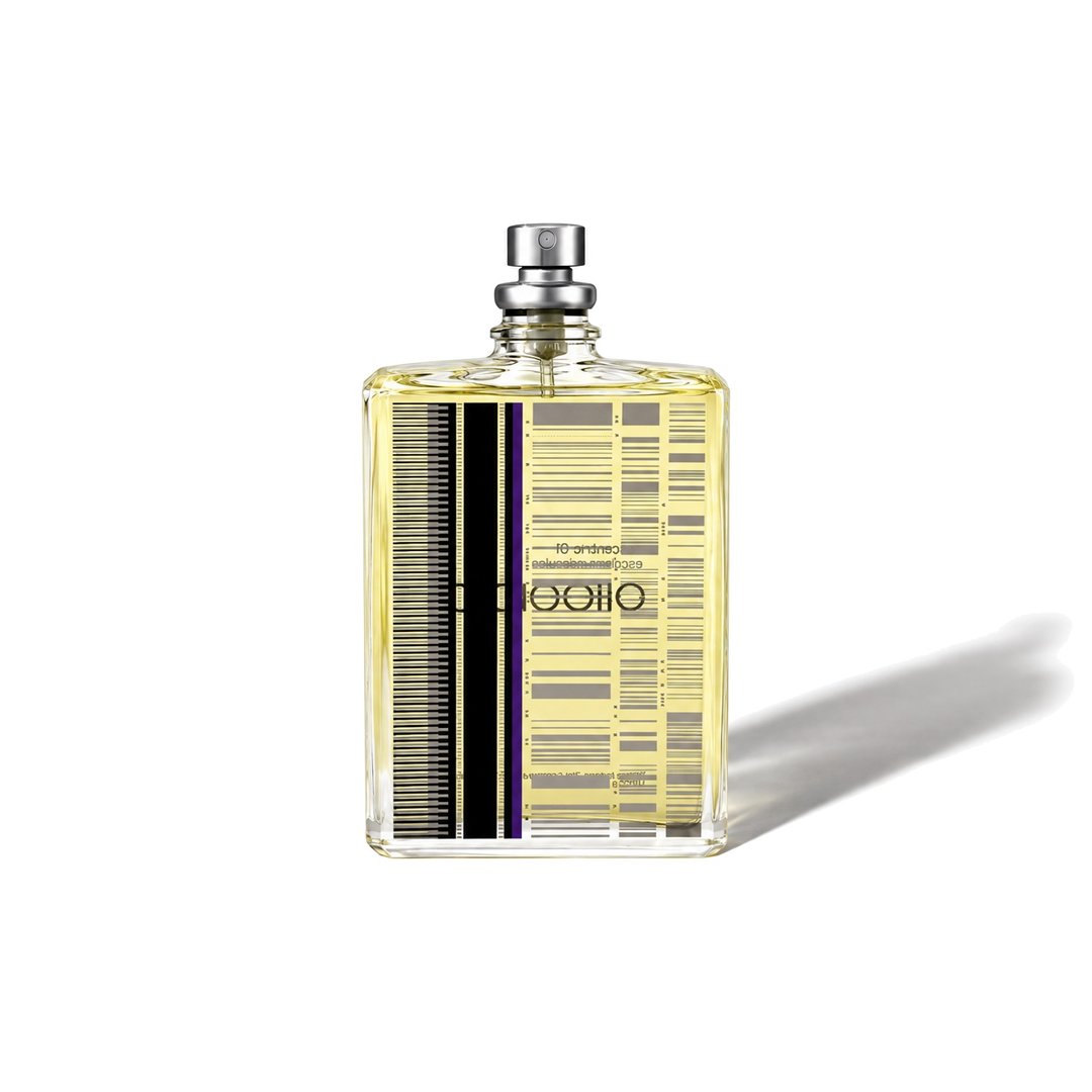 Escentric 01 by Escentric Molecules, bottle casting a soft shadow, photo 1 of 6
