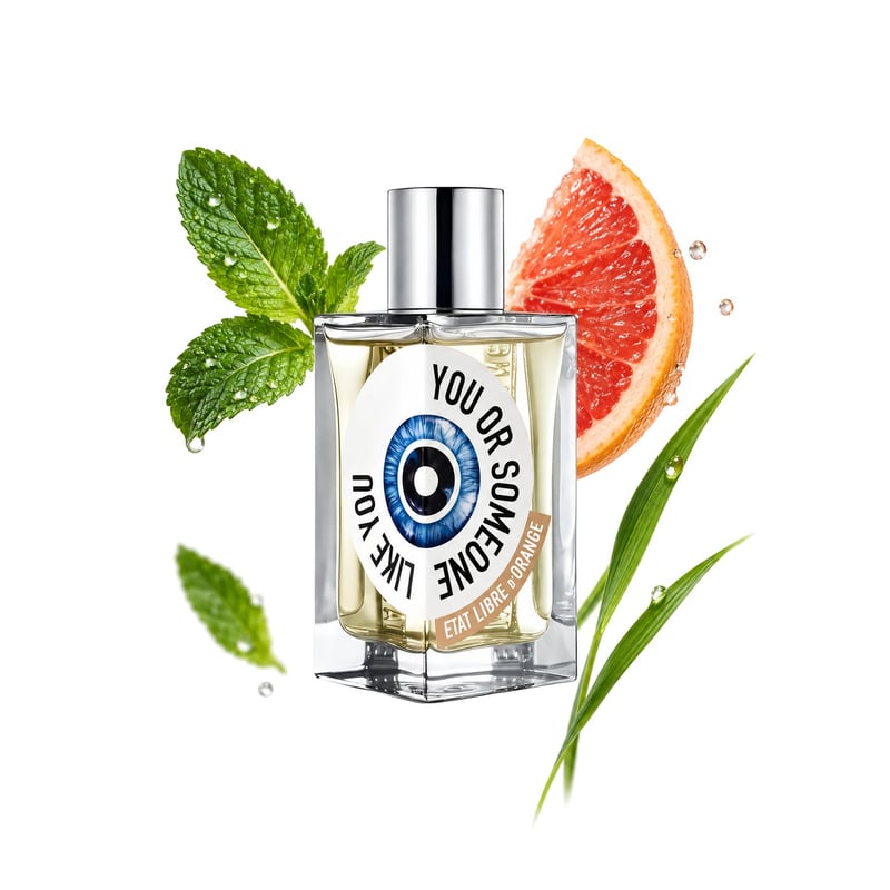 You Or Someone Like You von État Libre d'Orange, Flakon mit seinen Hauptnoten: Minze, Grapefruit und Grüne Noten