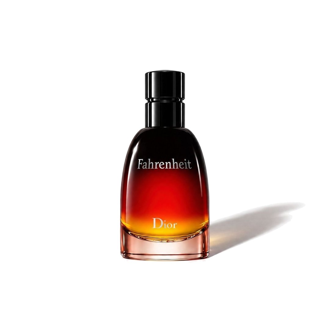 Fahrenheit Le Parfum by Dior, bottle casting a soft shadow, photo 1 of 6