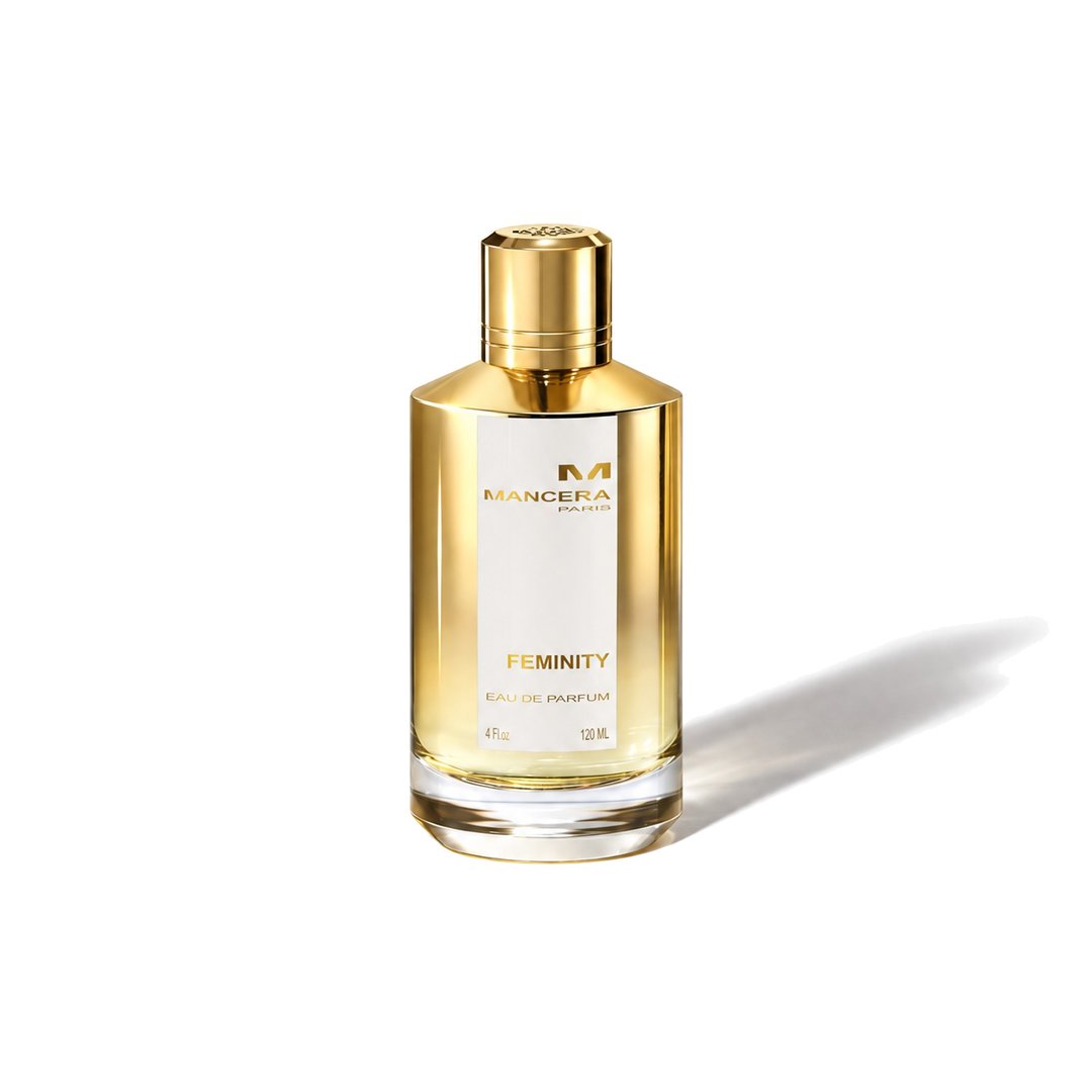Feminity by Mancera, bottle casting a soft shadow, photo 1 of 6