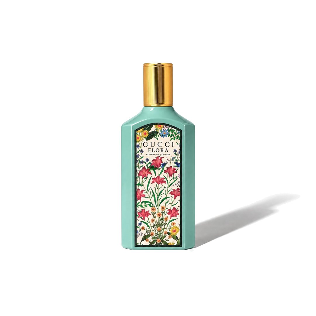 Flora Gorgeous Jasmine von Gucci, Flakon mit weichem Schattenwurf, Foto 1 von 6