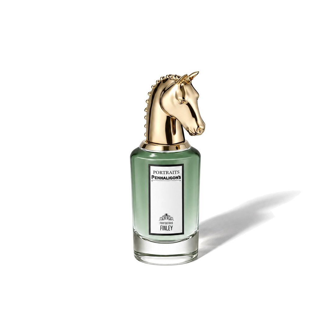 Fortuitous Finley by Penhaligon's, bottle casting a soft shadow, photo 1 of 6
