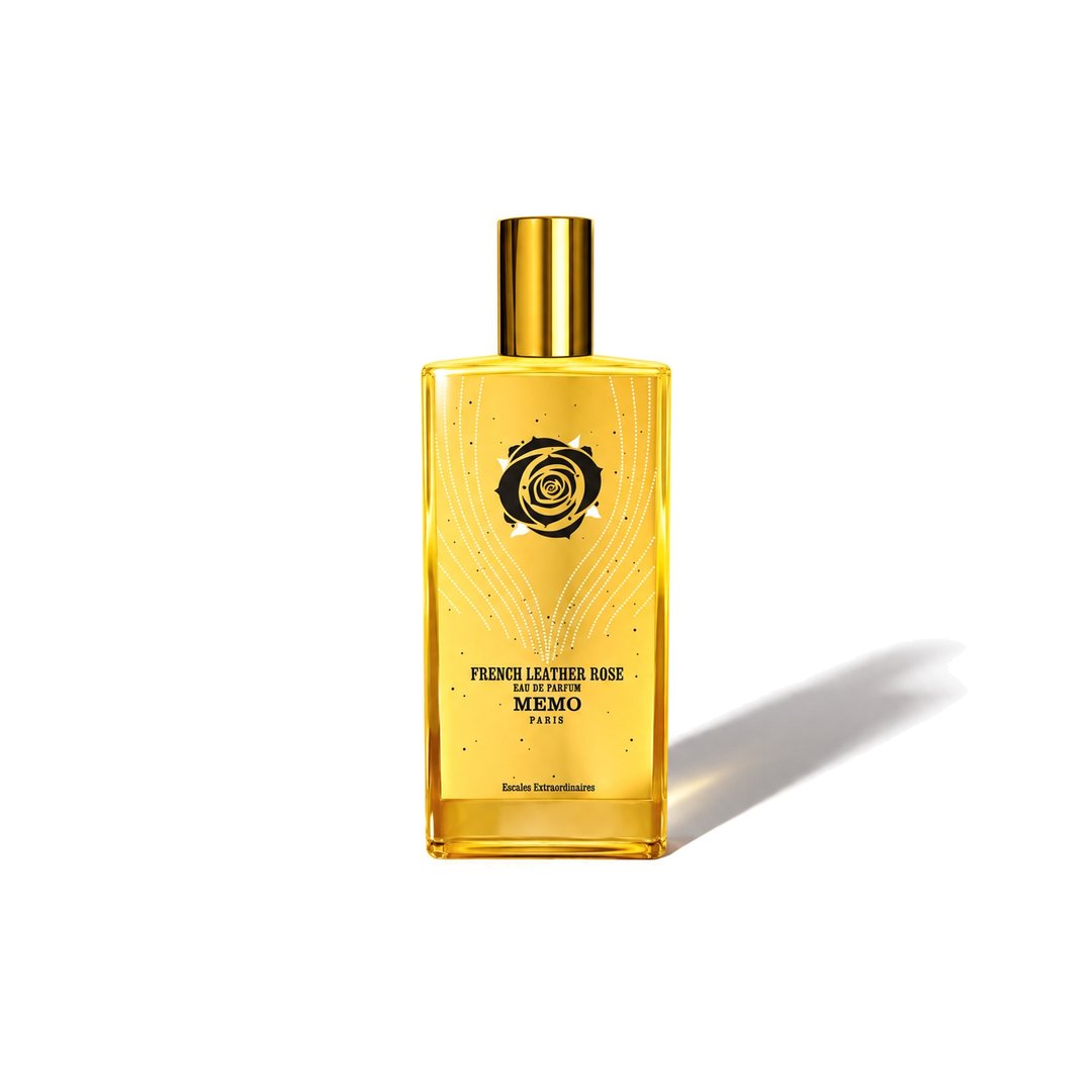 French Leather Rose by Memo Paris, bottle casting a soft shadow, photo 1 of 6