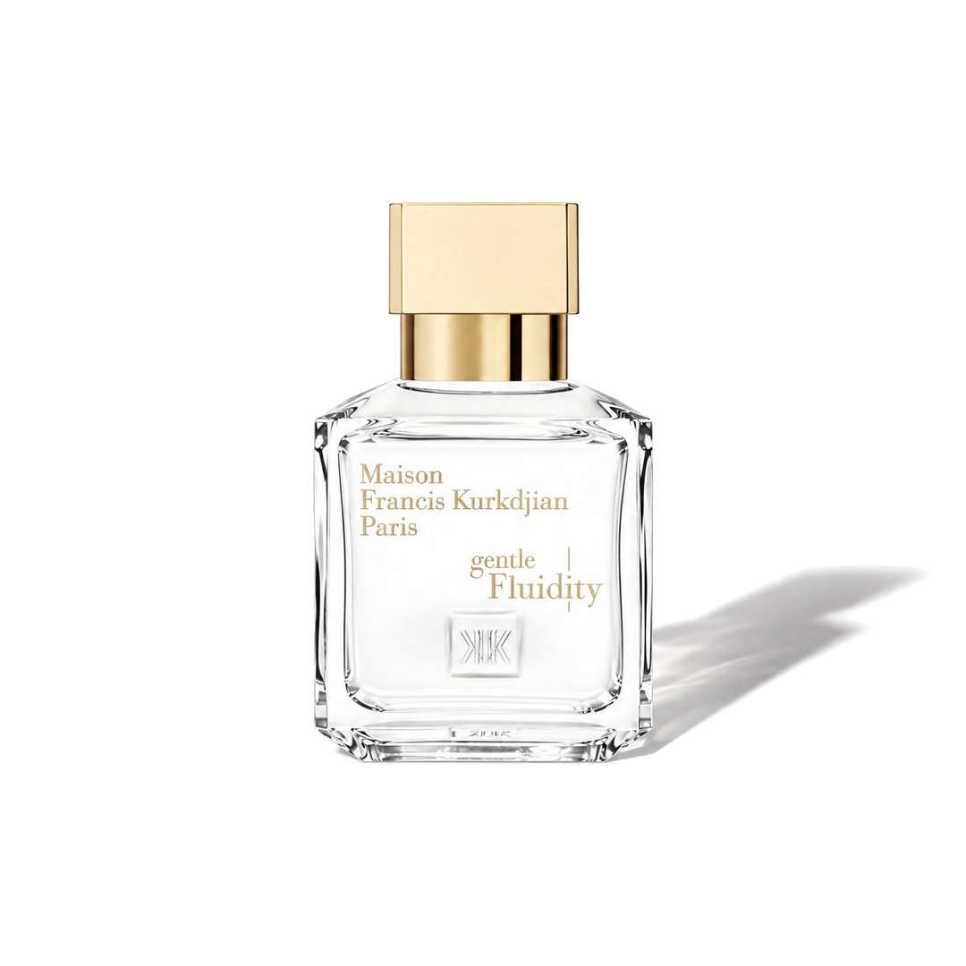 Gentle Fluidity Gold by Maison Francis Kurkdjian, bottle casting a soft shadow, photo 1 of 6