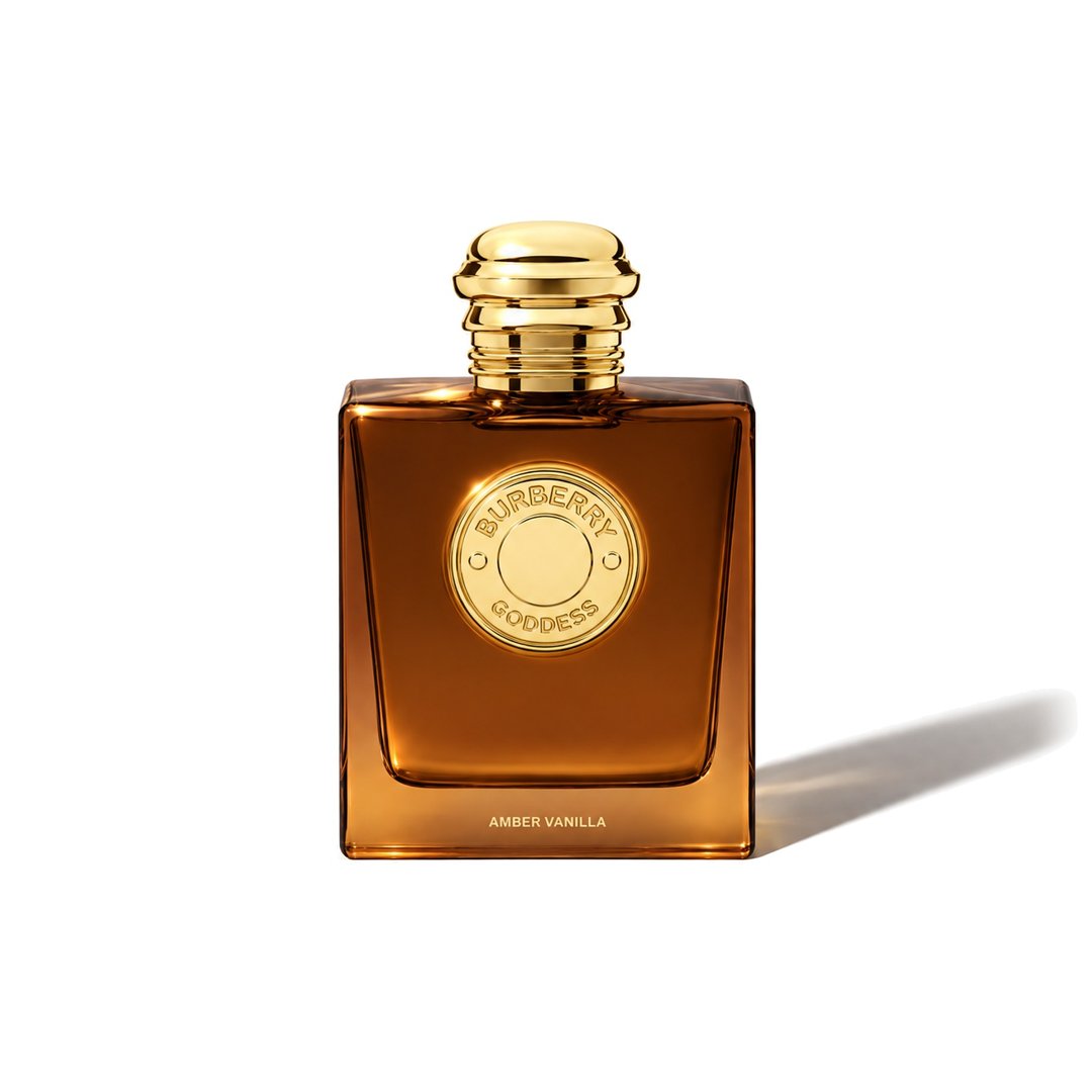 Goddess Amber Vanilla by Burberry, bottle casting a soft shadow, photo 1 of 6