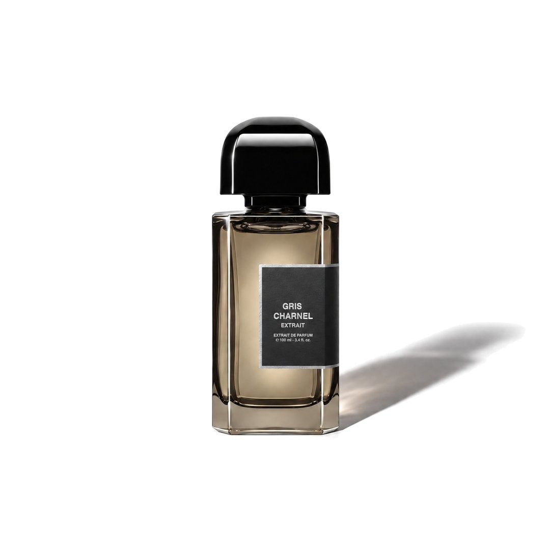 Gris Charnel Extrait by BDK Parfums, bottle casting a soft shadow, photo 1 of 6
