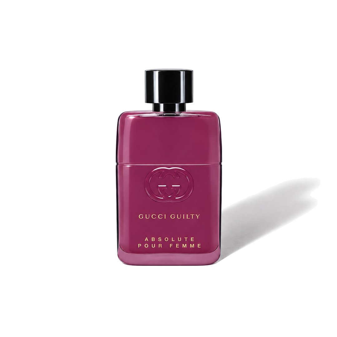 Gucci Guilty Absolute Pour Femme by Gucci, bottle casting a soft shadow, photo 1 of 6