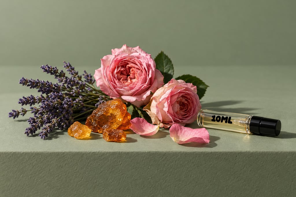 Lavender, rose and amber as raw materials: notes of Alexandria II by Xerjoff