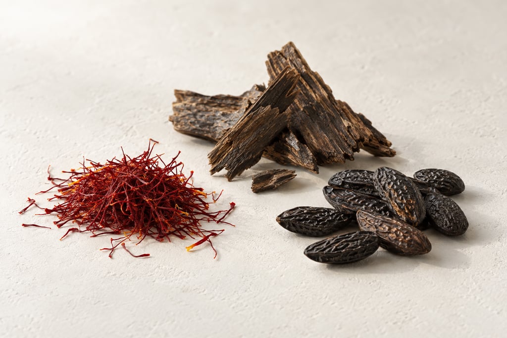 Zafferano, oud e fava tonka come materie prime: note di Arabians Tonka di Montale