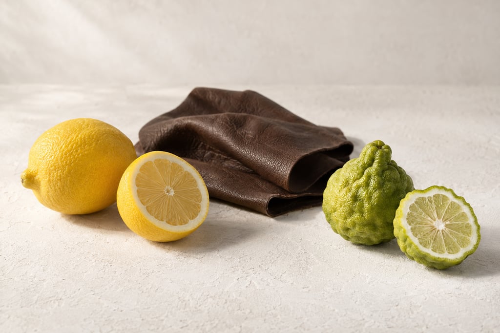 Lemon, leather and bergamot as raw materials: notes of Armani Code by Giorgio Armani