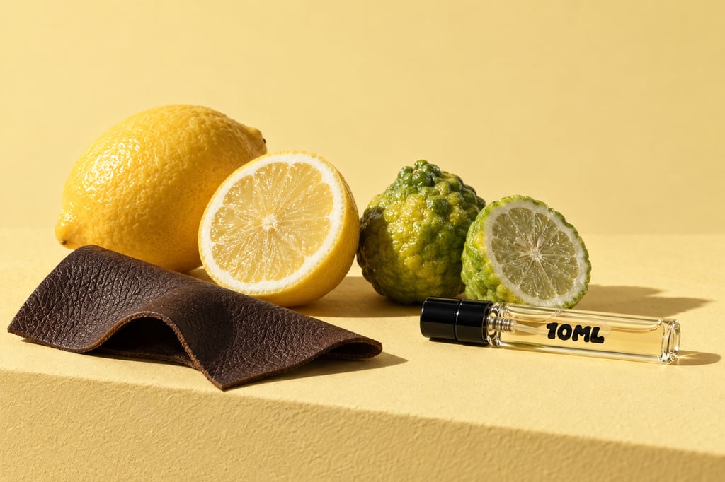Citroen, leer en bergamot als grondstoffen: geurnoten van Armani Code van Giorgio Armani